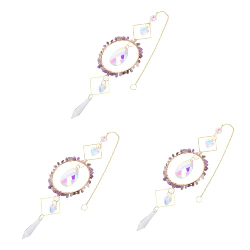Pendentif améthyste à suspendre, le coffret cadeau déco idéal - 2