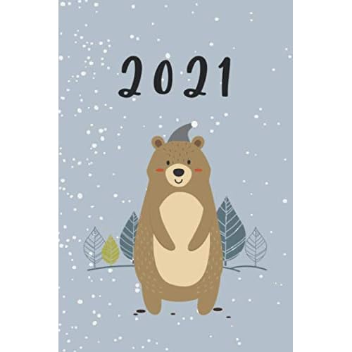 Kalender für Kinder 2021 - TEDDY BÄR in blue: Buchkalender, Taschenkalender, Tageskalender, Terminkalender, Kinderkalender, Teddy Bär - mit farbigen Motiven