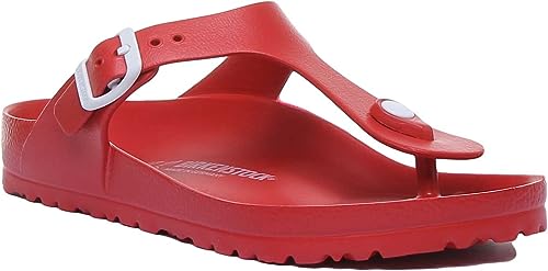 Image of Birkenstock Gizeh Flip Flops Women White Flip Flops Shoes, Multicolour, 6 US