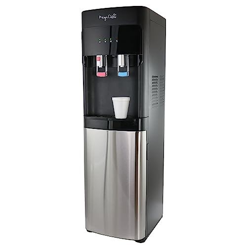 MegaChef Hot/Cold Water Dispenser (Silver, 5 Gallon)
