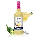 Jordan's Skinny Syrups Sugar Free Syrup, Naturally Sweetened Spicy Margarita Mix Syrup, 32 oz, Low Calorie Flavoring, Protein Shake, Cocktail & More, Gluten Free, Keto Friendly