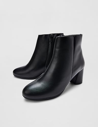 Image of ELLE Women's Stylish Ankle Boots with Block Heel