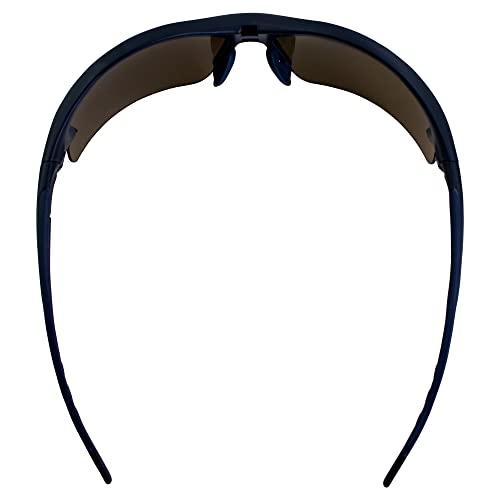 Epoch Eyewear Brodie Sport Golf Sunglasses Navy Polycarbonate Frames with Gold Mirror Lens4