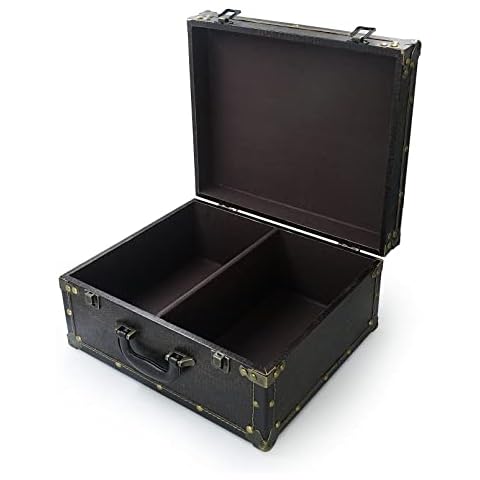 Maleta de madera vintage para almacenamiento Cover