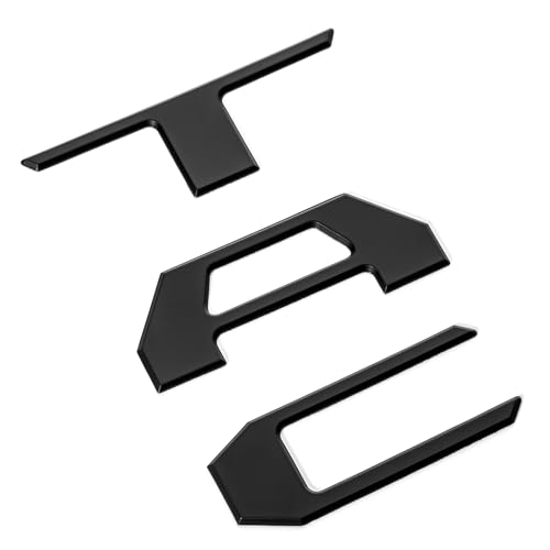 EyeCatcher Tailgate Insert Letters Compatible with 2024-2026 Tacoma (Smooth Satin Black)