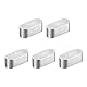 QUARKZMAN 5 Stück Rundkopf-Federkeil, 4x4x10mm Round Ended Passfeder Edelstahl Professioneller Paralleler Antriebswellenkeil für Befestigungselemente der mechanischen Industrie