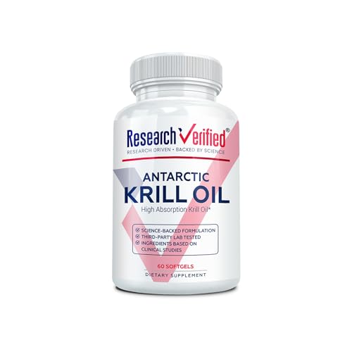 Research Verified Antarctic Krill Oil - Improve Heart Function, Boost