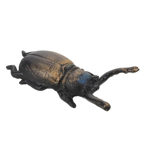 Mikikit Sacabotas de Hierro Fundido Diseño de Escarabajo Sacabotas Metálico Decorativo Retro para Botas de Vaquero para Jardín y Trabajo Tamaño 221X97X49 CM