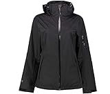 mit Netzfutter McKINLEY Damen Jacke Talca Shell Zip System Softshelljacke, Schwarz, 44
