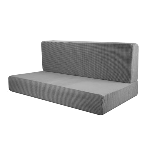 Funda para sofá de caravana, funda de cojín de comedor de poliéster elástico, funda antideslizante para muebles, fundas de cojín de asiento con funda de respaldo, funda de cojín de sofá para coche RV
