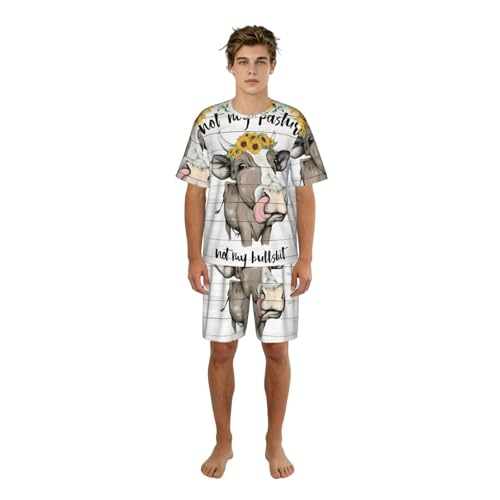 Pyjama d'été homme léger : fini la chaleur avec cet ensemble court imprimé