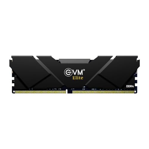 Image of EVM Elite 16GB DDR4 3200MHz Gaming Desktop RAM - Intel XMP & AMD EXPO, Aluminum Heat Sink, CL15, 1.2V Low Voltage, 288-Pin Long-DIMM, 10-Year Warranty (EE16G32DT)