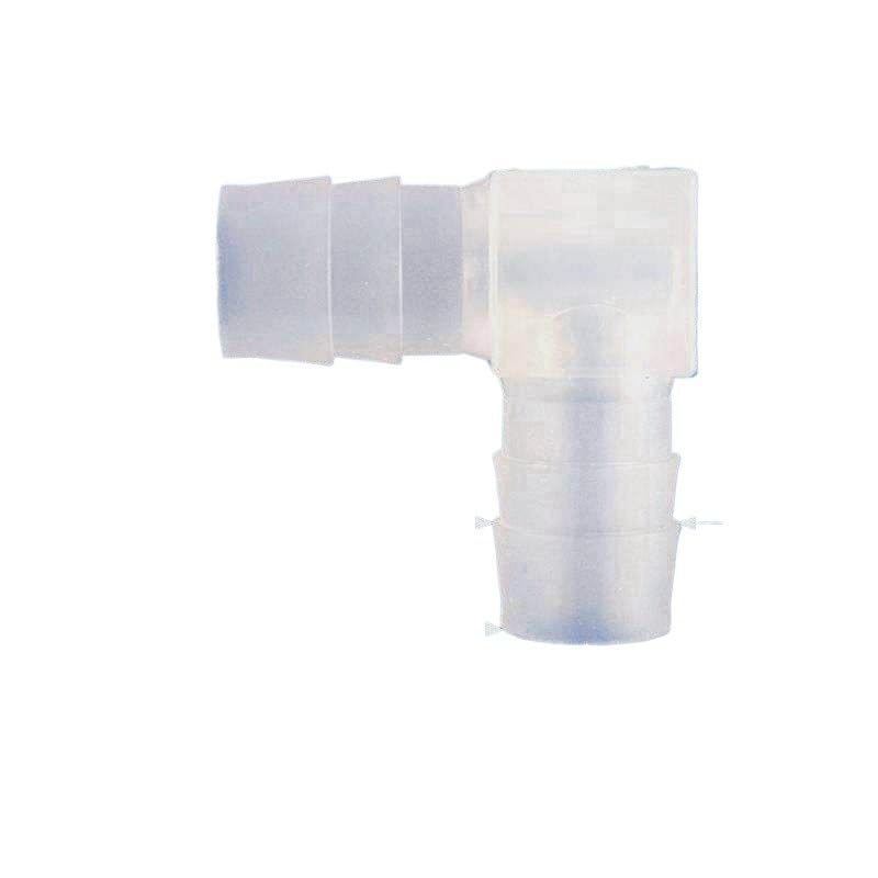 5 ~ 200 piezas de 4 ~ 20 mm de grado alimenticio PP codo pecera tubo junta jardín agua bomba aire manguera (20-20 codos, 200 piezas)