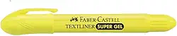 Caneta Marca Texto Gel, Faber-Castell, SuperSoft, SM/1557, Amarelo, 1 Unidade