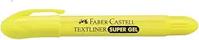 Caneta Marca Texto Gel, Faber-Castell, SuperSoft, SM/1557, Amarelo, 1 Unidade