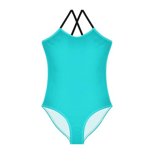Dark Turquoise Toddler Girl Swimsuit 1-Piecing Toddler Bathing Suit Girl Swimsuits for Teen Girls