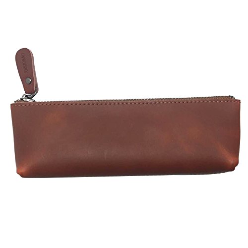 XIDUOBAO in vera pelle fatta a mano, stile Vintage, con astuccio in vera pelle morbida, con porta penna, astucci.