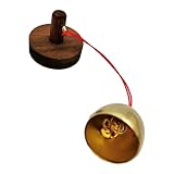 Ladenbesitzer-Glocke Zum Öffnen Der Tür, Geschäftsinhaber-Signalglocke Zum Öffnen Der Pforte | Holz-Türklingel-Windspiel,Selbstklebende, Einzigartige Und Kreative Retro-Ladensignal Für Restaurant