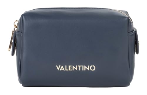 VALENTINO Trousse de Toilette Clio Re Soft Cosmetic Case Blu Bleu Marine