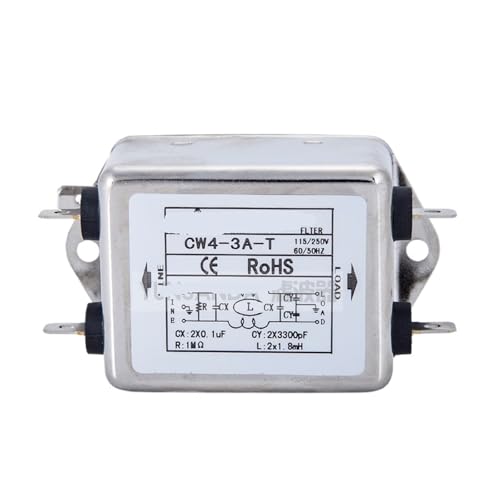 Filtre secteur CW4 220V 3A 10A 20A filtre antiparasitaire électromagnétique pour protection EMI