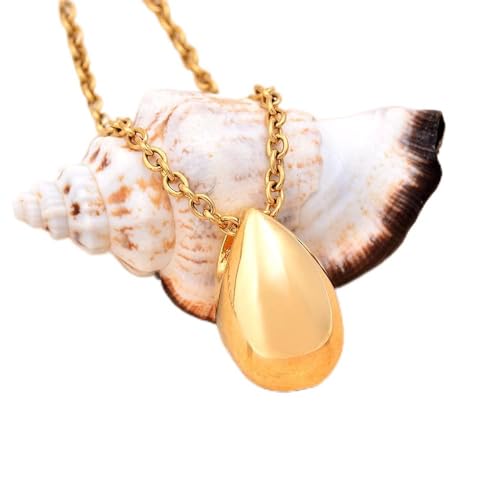 Bijoux de crémation en forme de larme médaillon à cendres polies 25mm avec gravure
