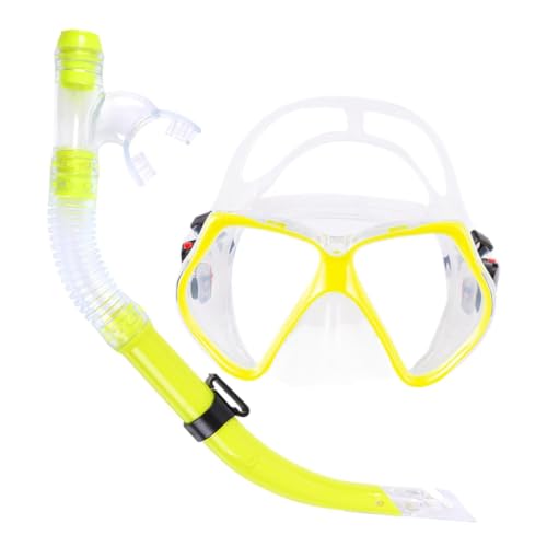 Juego de esnórquel para niños que evita la entrada de agua con gafas de buceo ergonómicas cómodas