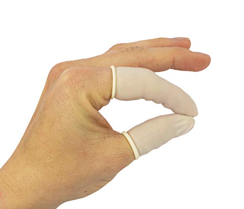 Romed Fingerlinge aus Latex gepudert 100 Stück (Größe M)