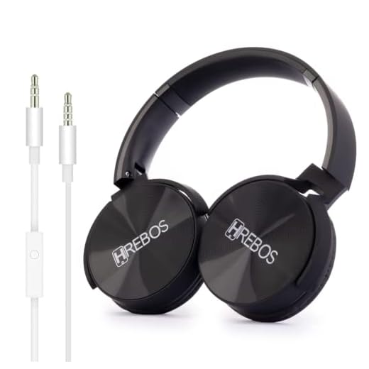 Fone de Ouvido Headphone Over-Ear com cabo P2 para Computador ou Celular (Preto)