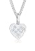 Produktbild Elli PREMIUM Halskette Herz Liebe Diamant (0.08 ct.) 925 Silber