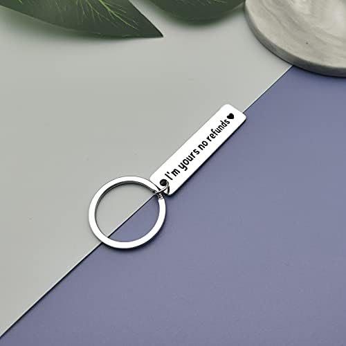 Valentine's Day Jewelry Keyring Funny Couple Keychain for Boyfriend Girlfriend Couple Keyring for Him Her Boyfriend Husband Gift from Girlfriend Wife Anniversary Birthday Gifts His and Hers Gift