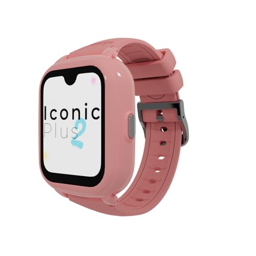 SaveFamily Iconic Plus 2 | Reloj Inteligente Niño con Localizador GPS, Llamada, Vídeo, IA, Botón SOS, Whatsapp, Spotify, Medidor de Temperatura | SIM Incluida - Modelo Candy