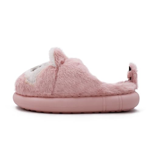 Image of VRITRAZ Women's Comfort Slip On Closed Toe Warm Winter House Clog Indoor Slipper with Cute Print and Degins