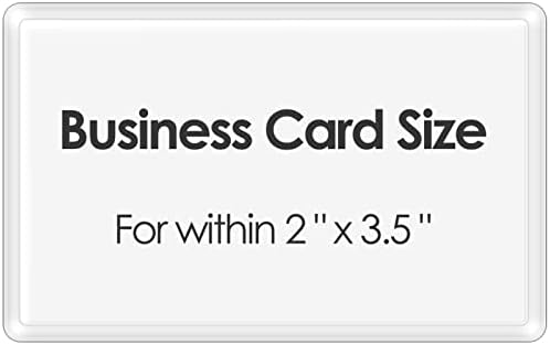 KTRIO 100 Pack Thermal Laminating Sheets 5 Mil, Hold 2 x 3.5 inch Business Card Laminating Pouches, Clear Lamination Paper Protection 2.3 x 3.7 inch, Round Corner