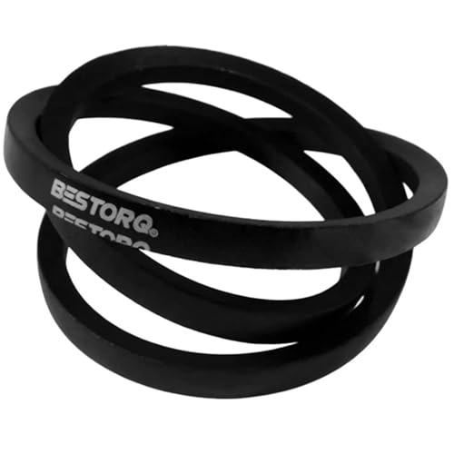 Image of BESTORQ A26 or 4L280 V-Belt, Classic Wrapped Rubber X3 V-Belt, Black, 28 inch Outside Circumference x .51 inch Width x .34 inch Height, Pack of 1