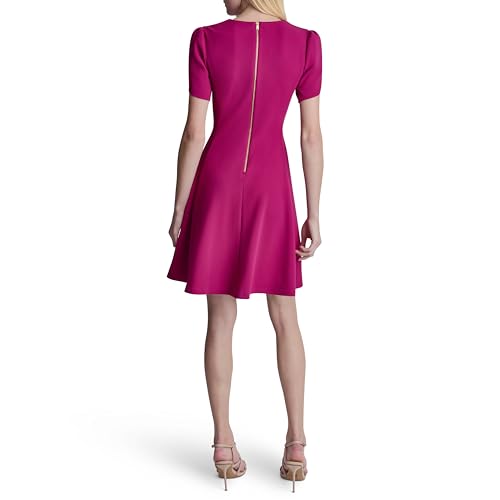Image of DKNY Women's Tulip Sleeve Fit & Flare Mini Dress
