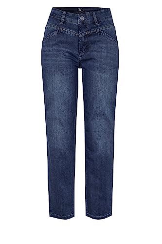 TONI Damen 7/8-Jeans »Liv« mit Waschung und Buffies 44 blau | 564