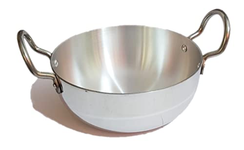 Wok aluminio con tapa 9 pulgadas 3500 ml silver miniatura 2