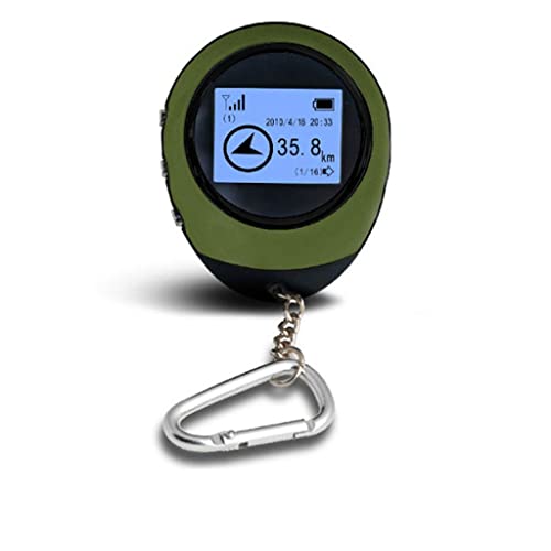 Rastreador GPS y brújula de bolsillo con USB para senderismo y turismo forestal