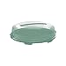 Produktbild Rotho Fresh flache Tortenglocke, Kunststoff (PP) BPA-frei, türkis/transparent, (35.5 x 34.5 x 11.6 cm)