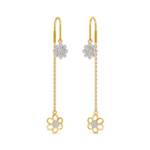 Image of Joyalukkas 22k (916) Purity BIS Certified Sui Daga Gold Earrings For Women