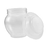 Hemobllo Tarro de Fermentación Hermético para Encurtidos Almacenamiento Sellado Multiusos para Cocina con Tapa Transparente y Interior Reutilizable y Fácil de Limpiar