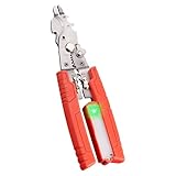 JINPIAOPIAO プロフェッショナル電気技師ワイヤーストリッピングと切断プライヤー 人間工学に基づいたグリップ付き 安全カット 工業用 使いやすい