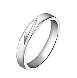 Wycian Anillos Boda Anillos Plateado PT950 Polaco Talla 13,5 Sólido No Chapado Popular para Lesbian Acción de Gracias Joyas