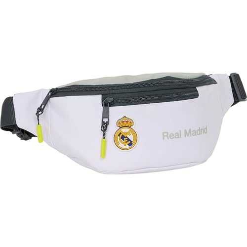 Riñonera Real Madrid 25/26 Ajustable y cómoda para Colegio, Viajes, Ocio Diario y Actividades Deportivas