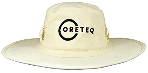 Image of 100% Cotton Canvas Cricket Panama Sun Hat Lightweight Brim with Loops