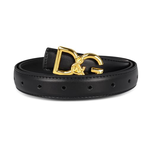 Image of Aurolran Women's Leather Belt with Buckle - Ideal for Dresses, Jeans, and Coats