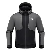 RIDEIRON Motorradjacke Herren Motorrad jacke Winter mit CE-Schulter und Ellenbogenpolstern Schutzausrüstung,Herausnehmbarem Futter zum Schutz vor Kälte und Wind für alle Jahreszeiten XL