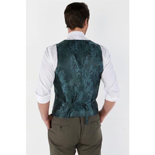 Men's Suit 3 Piece Sage Green Tailored Fit Summer Wedding4