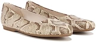 Dr. Scholl's Womens Wexley Slip On Ballet Flat Loafer Taupe Snake Print 8.5 M | Image 3