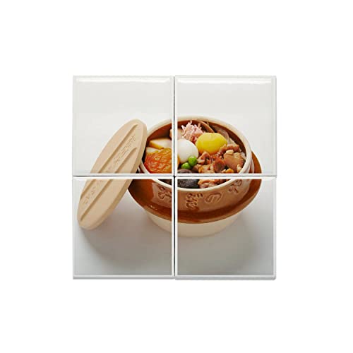 Kamameshi riz en pot céramique décorative de prestige 40x40